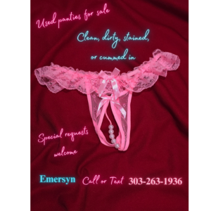 Dirty panties for sale